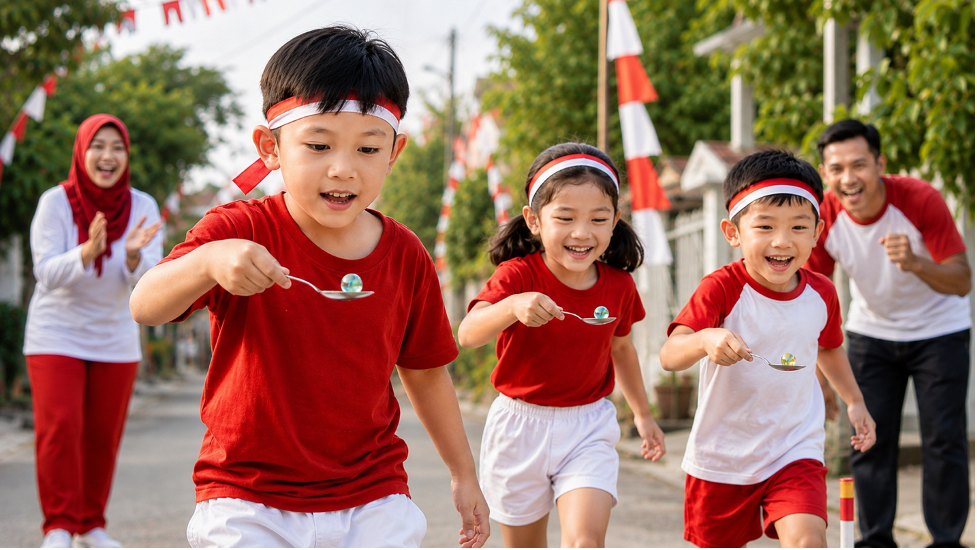 Bukan Sekadar Seru, 5 Lomba 17 Agustus Ini Bisa Melatih Fokus Anak Lho, Moms!